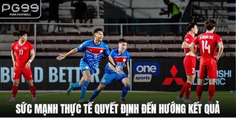 Sức mạnh thực tế quyết định đến hướng kết quả